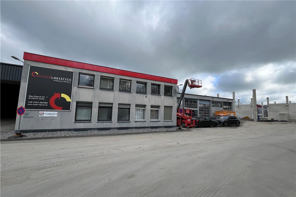 Steden Logistics erweitert im Indupark: Massive Kritik an der Stadt Der Hauptsitz von Steden Logistics befindet sich an der Max-Planck-Straße in Unna.