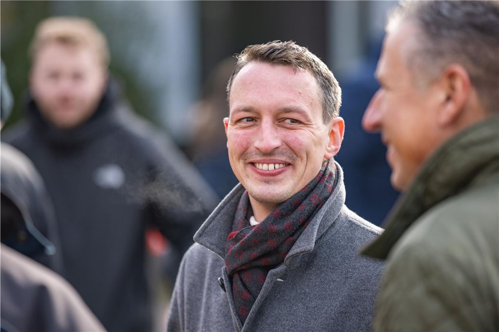 AfD-Kundgebung mit Gegendemo am 15.02.2025 in Unna