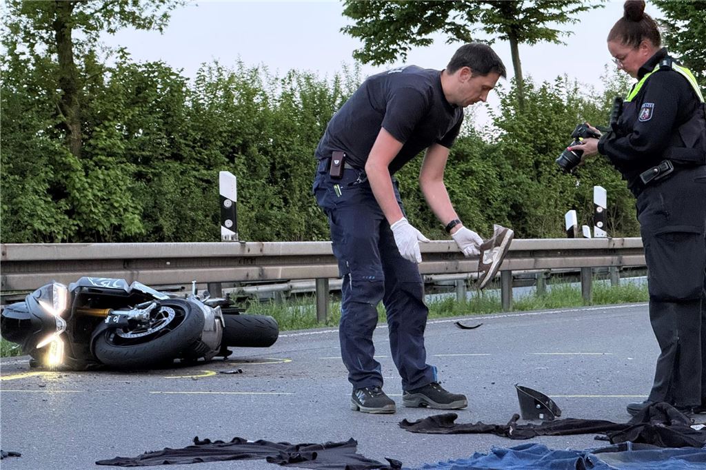 Verkehrsunfall am Montagabend (28.4.) am Kreuz Dortmund-Nordost