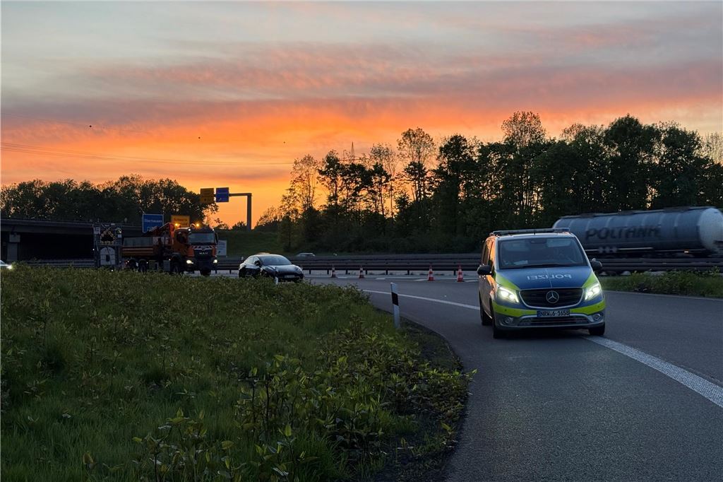 Verkehrsunfall am Montagabend (28.4.) am Kreuz Dortmund-Nordost