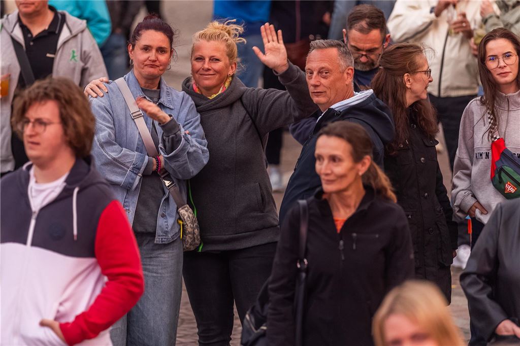 Party beim Stadtfest Dortbunt in der Dortmunder Innenstadt.