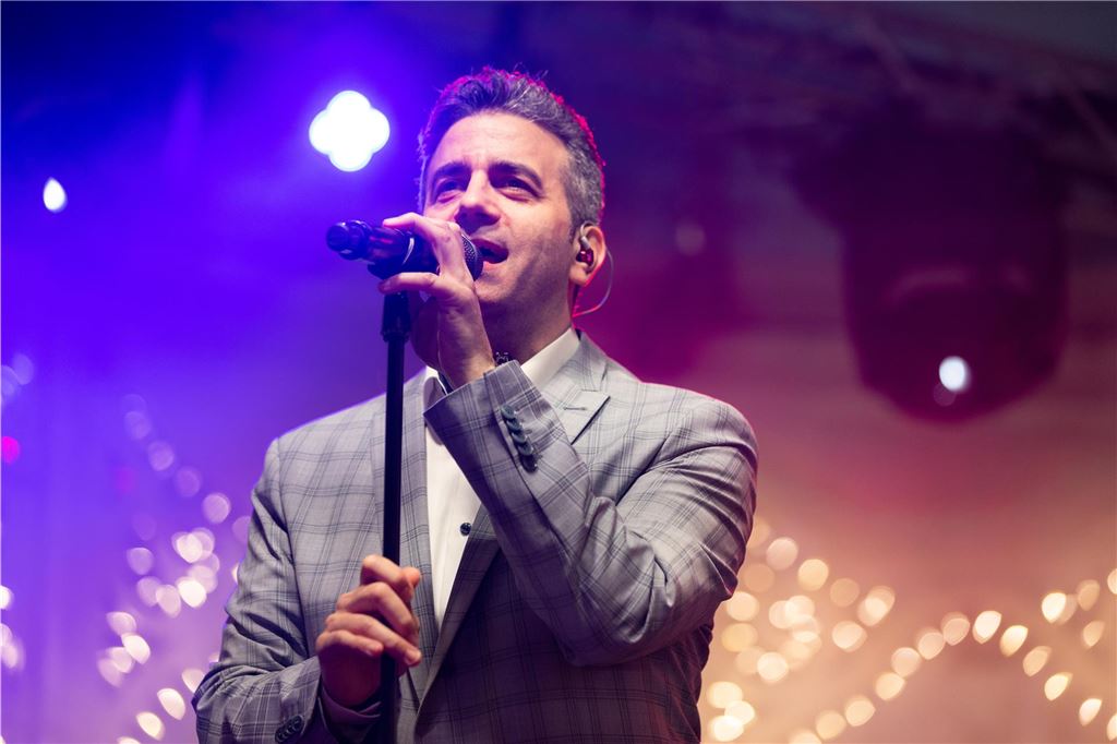 Musiker bei ihrem Auftritt auf der Festa Italiana in Unna am Samstagabend, 23. Mai 2023
