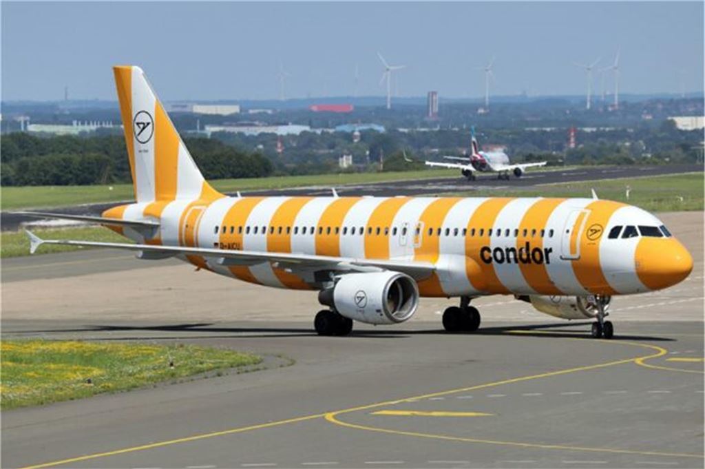 Dortmund Airport halbiert Verlust: "Bestes Ergebnis seit 25 Jahren“ Ein Flugzeug des Ferienflieger Condors