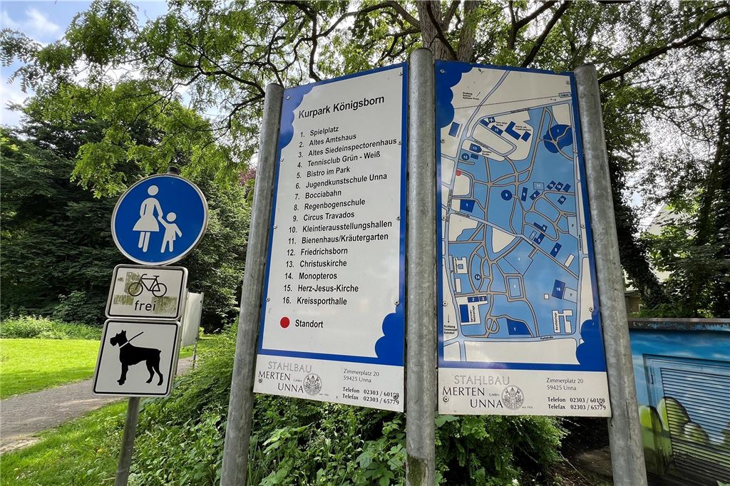 Stadt dankt für Hinweis nach Jahren der Werbung für Ex-Café Auch in der Legende dieser Karte findet sich noch das Café Bistro.