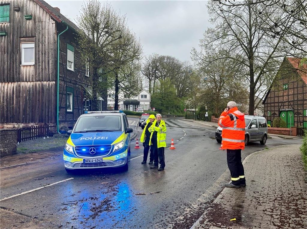 Sperrung Haupstraße Fröndenberg