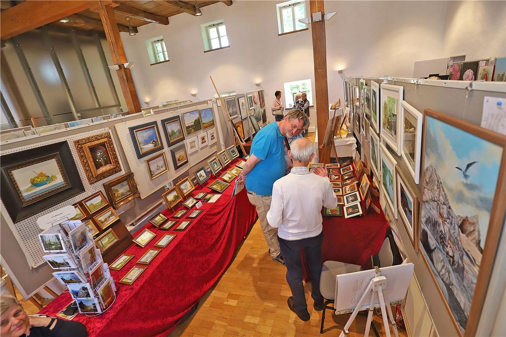 Auf Haus Opherdicke sind an diesem Wochenende wieder viele verschiedenen Kunstwerke zu sehen.