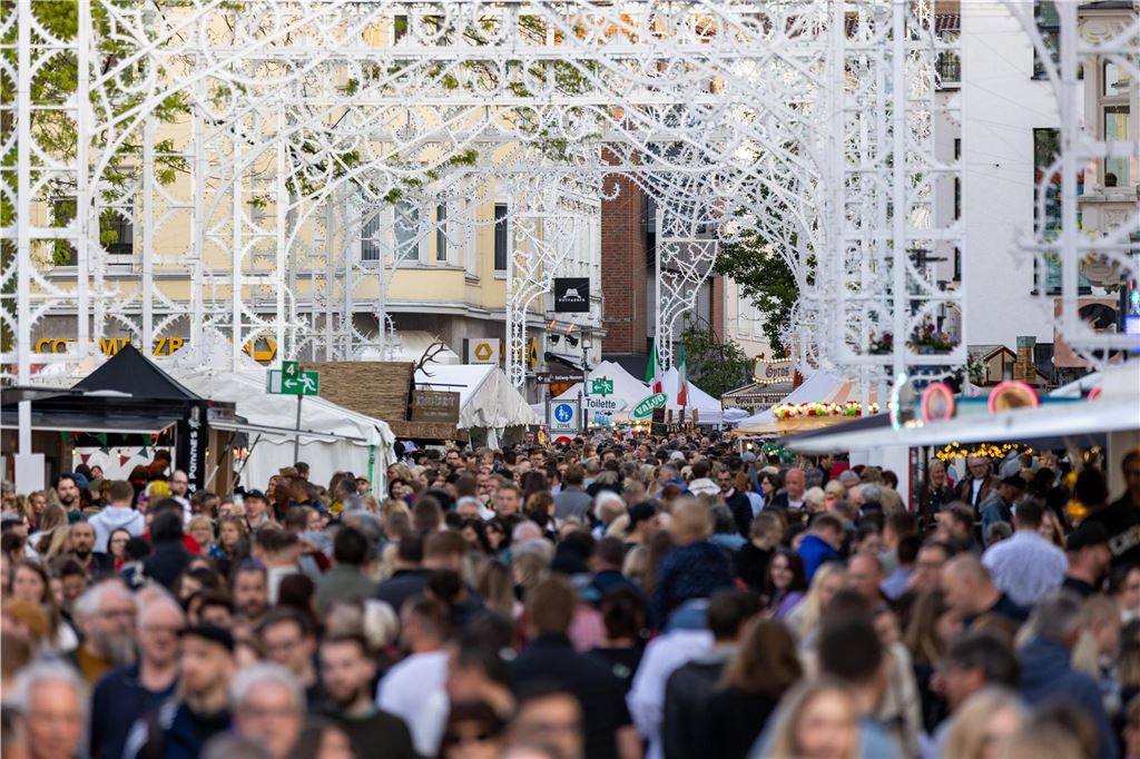 Beste Stimmung herrschte am Freitagabend bei der Un(n)a Festa Italiana 2023.