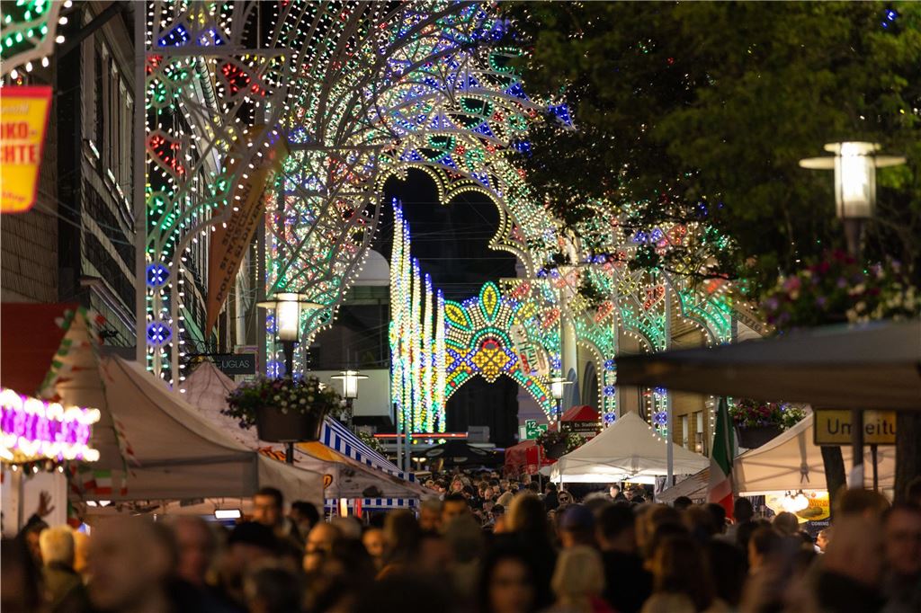 Beste Stimmung herrschte am Freitagabend bei der Un(n)a Festa Italiana 2023.