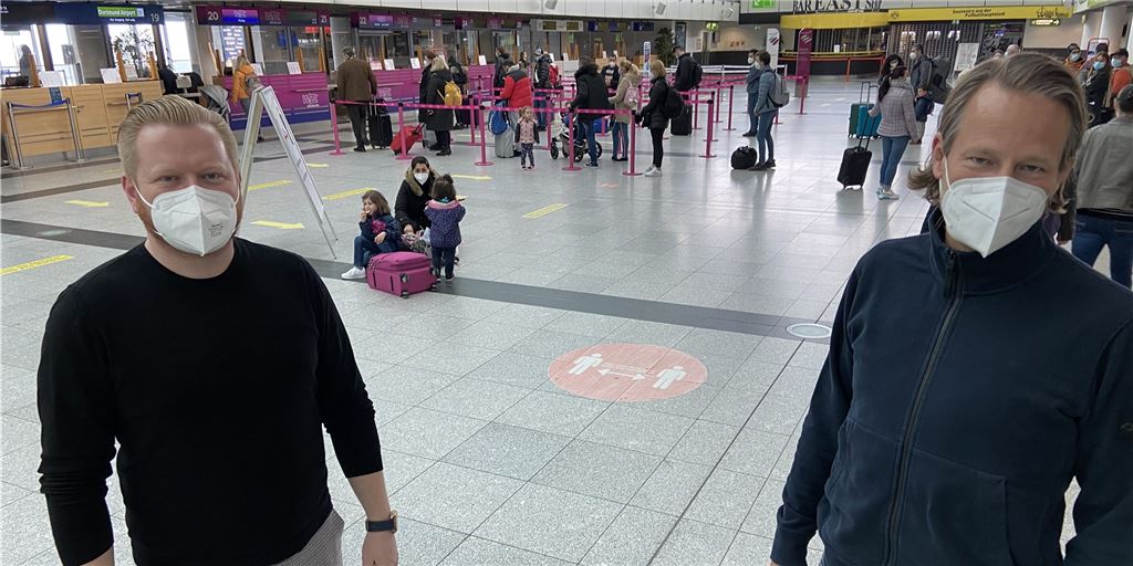 Bisher noch eher ein Geheimtipp: Der kostenlose Corona-Test am Dortmunder Flughafen Bisher noch eher ein Geheimtipp: Der kostenlose Corona-Test am Dortmunder Flughafen