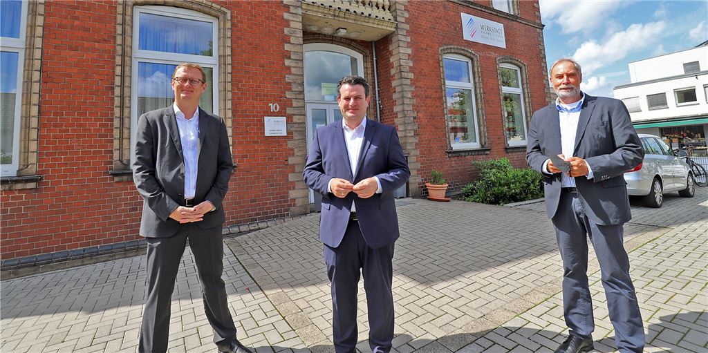 Sorge um die Ausbildung: Arbeitsminister Hubertus Heil in Unna Sorge um die Ausbildung: Arbeitsminister Hubertus Heil in Unna