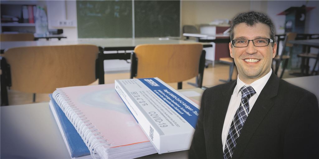 Neue Teststrategie an Schulen: Einigen Eltern fehlt die Kontrolle Jens Weitzel, stellvertretender Schulpflegschaftsvorsitzender der Overbergschule in Fröndenberg, äußert sich zur geänderten Testverordnung für Schulen.