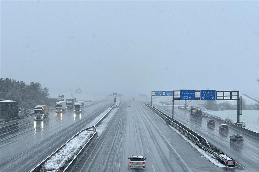 Kamen im Winter.