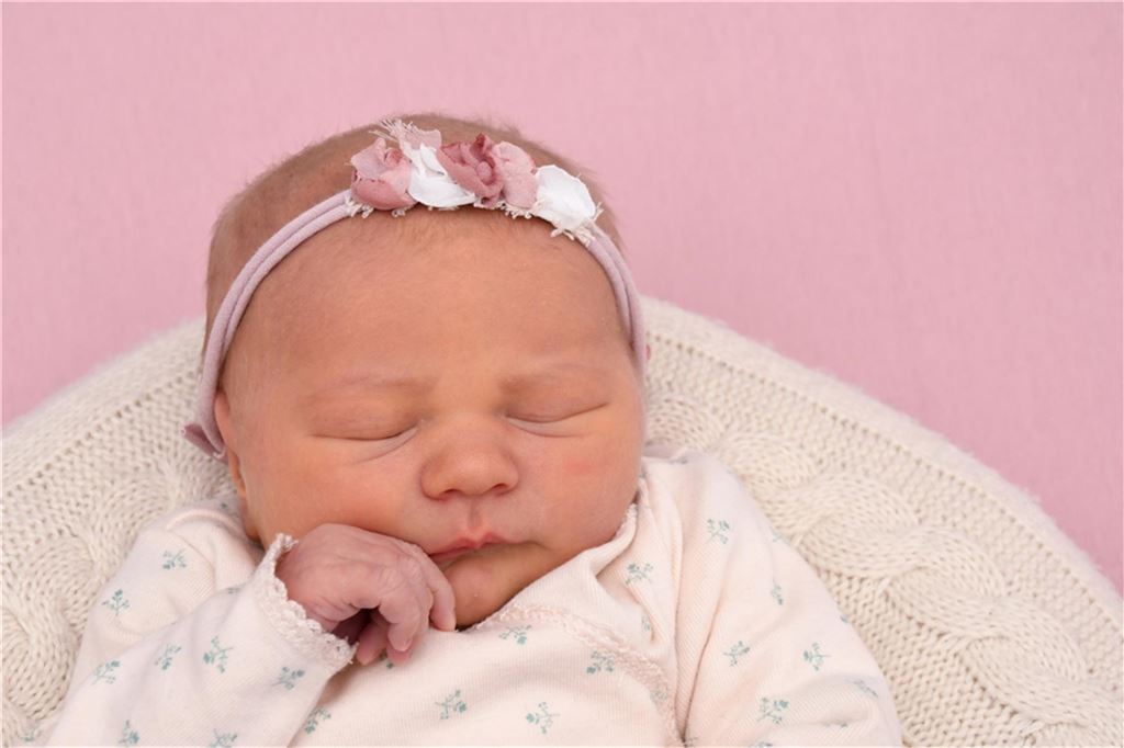 Charlotte Romie aus Unna, geboren am 7. Februar 2025 im CKU