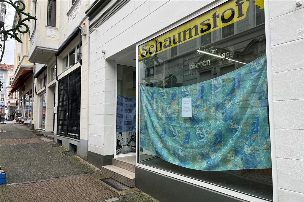 Das Knopf- und Borten-Geschäft von Susanne Damm an der Morgenstraße hat Ende 2023 geschlossen.