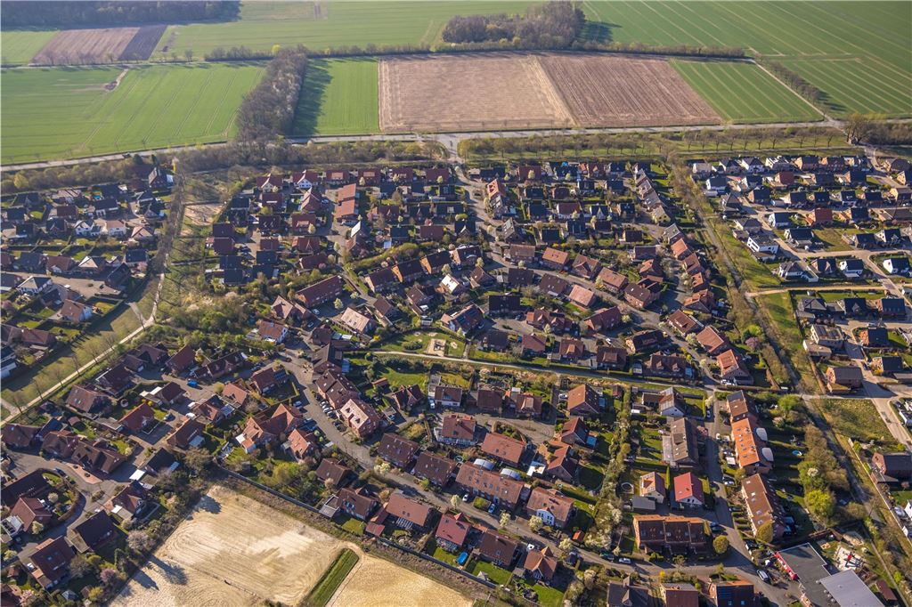 So setzt sich das Gemeindegebiet in Ascheberg zusammen Wohngebiet Rheinsbergring