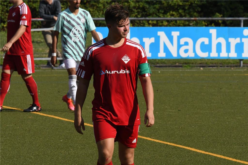 Neuzugang Dennis Schulz will mit Preußen Lünen ganz oben angreifen Dennis Schulz auf dem Platz.