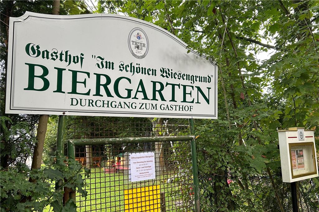 Naherholung oder doch ein zweiter Phoenix-See? Das sagen Westerfilder Eingang zum Biergarten