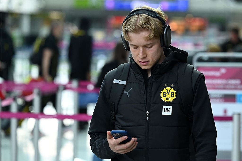 Der BVB auf dem Weg nach Mannheim.