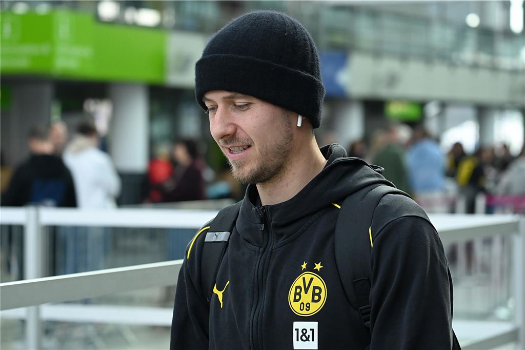 Der BVB auf dem Weg nach Mannheim.