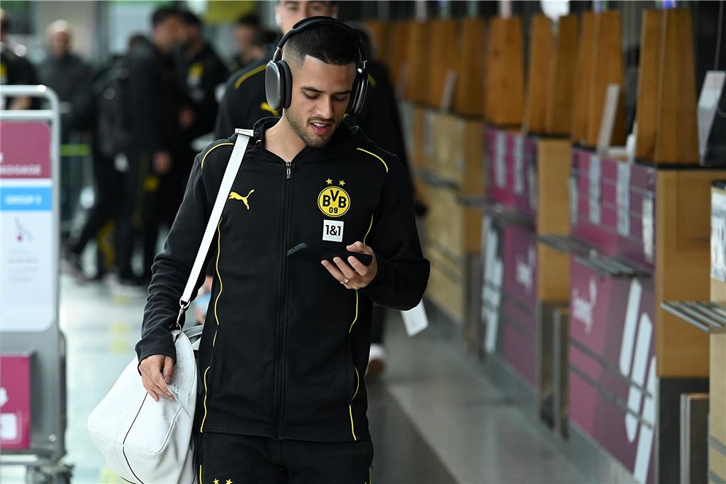 Der BVB auf dem Weg nach Mannheim.