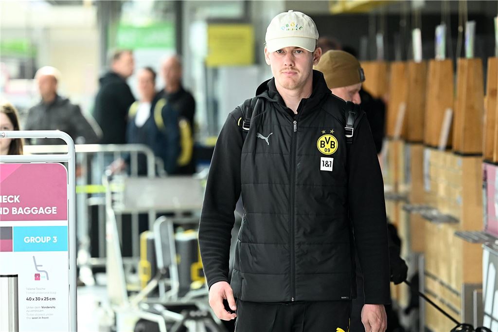 Der BVB auf dem Weg nach Mannheim.