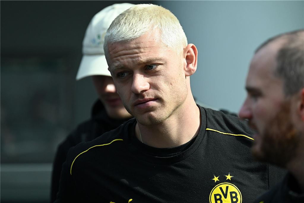 Der BVB auf dem Weg nach Mannheim.
