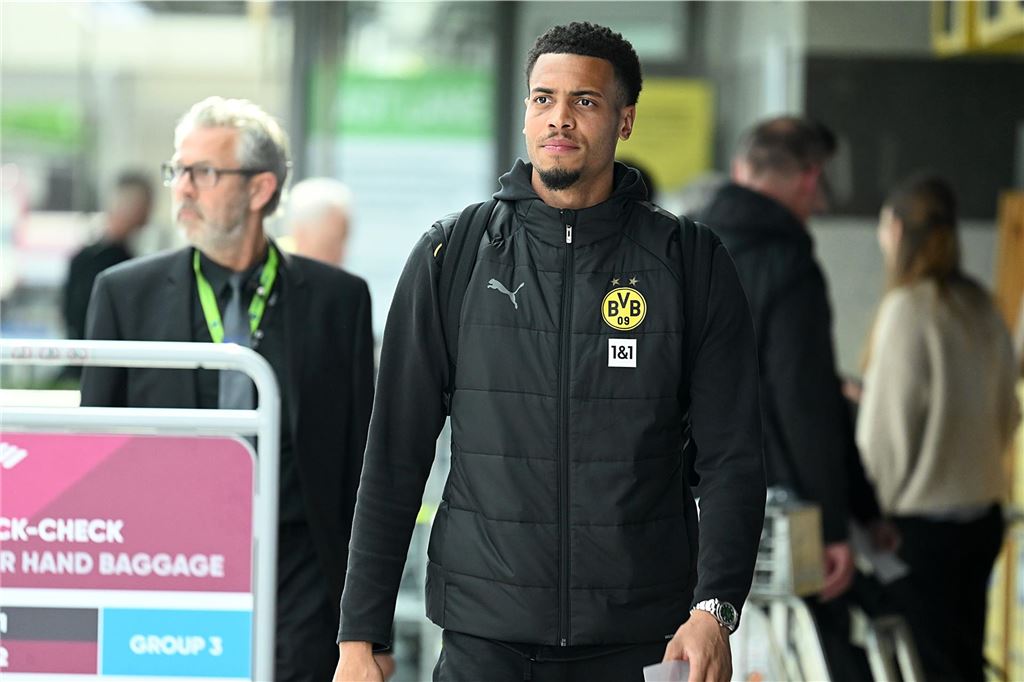 Der BVB auf dem Weg nach Mannheim.