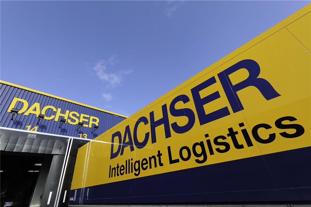 VW-Tochter schließt Standort im Indupark: Dachser will neu eröffnen Das Foto zeigt ein Fahrzeug des Logistikkonzerns Dachser.
