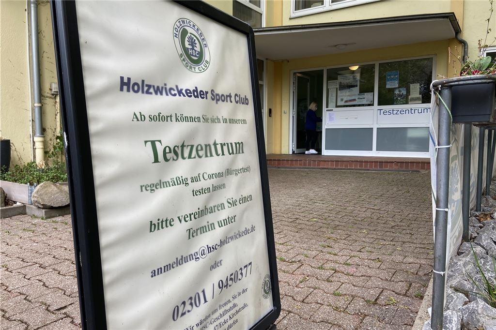 Kaum noch gefragt: In Holzwickede gibt es nur noch zwei Teststellen Der HSC hat sein Testzentrum vorübergehend geschlossen. Man will die Entwicklung im Herbst abwarten.