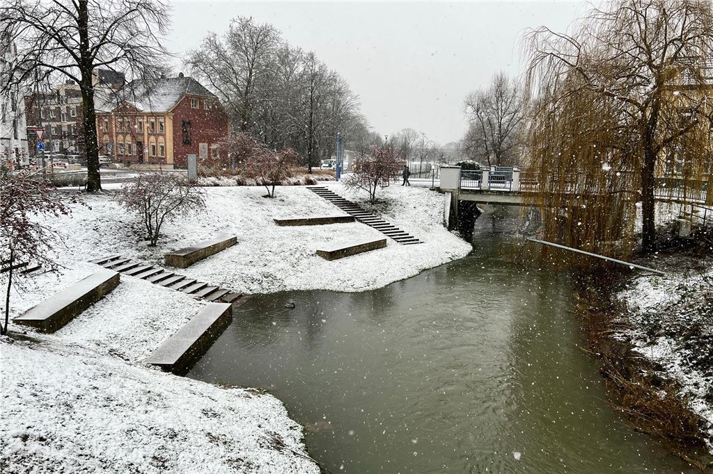 Kamen im Winter.