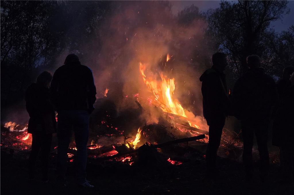 Osterfeuer SV Langschede 2025