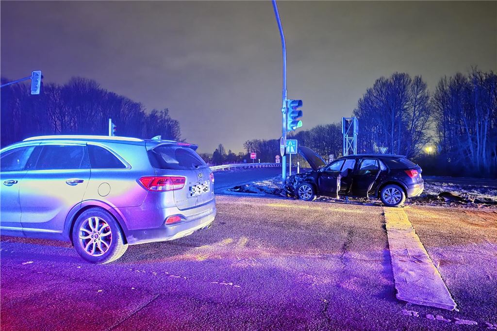 Der Unfall ereignete sich in Höhe der A1-Anschlussstelle Unna, hier die Auffahrt in Richtung Kamen und Bremen.