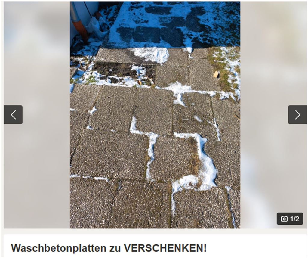 Darf es Boden sein oder eine Tür? Kuriose Geschenke im Internet Auf Kleinanzeigen verschenken Fröndenberger manchmal Kurioses.