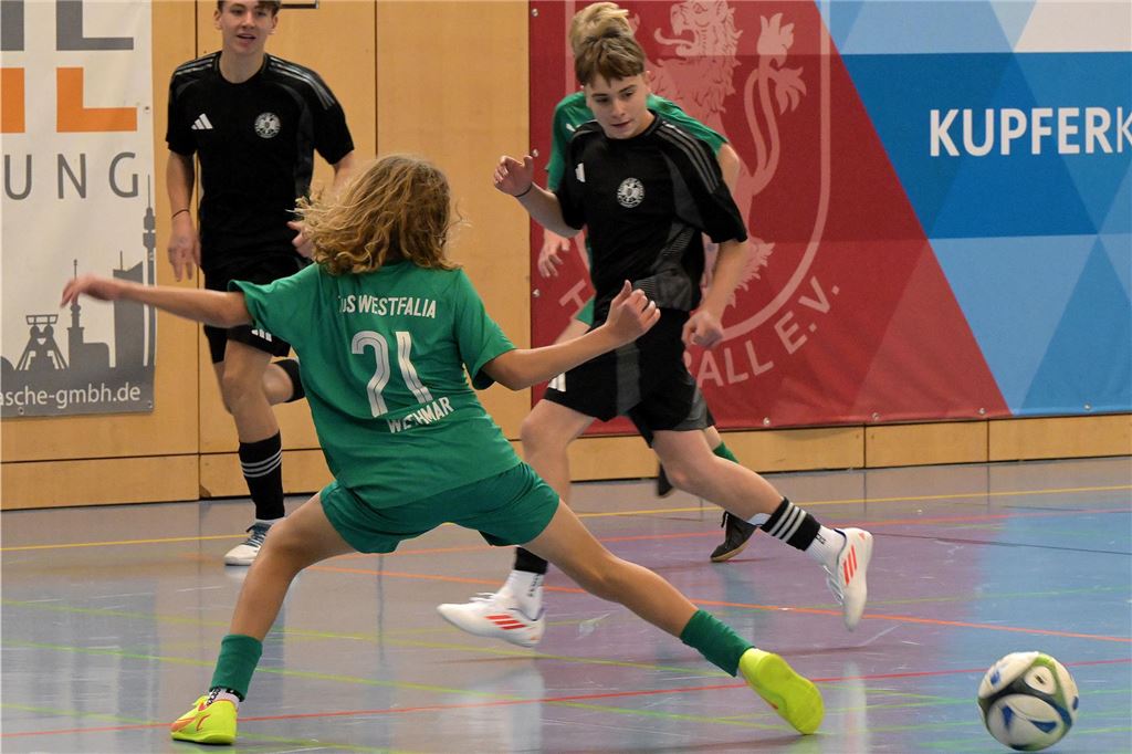 Die besten Bilder von der C-Jugend-Hallenstadtmeisterschaft.
