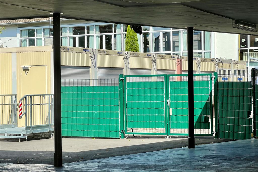 Kitaplatzmangel in NRW: Unna ist die Ausnahme – es gibt ein Überangebot Die Container-Kita "Glückspilze" befindet sich auf dem Gelände der ehemaligen Harkortschule in Unna-Königsborn.