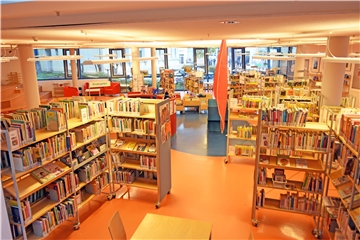 Die Bibliothek im Unnaer Zentrum für Information und Bildung: Aus einem der Fenster dort ist ein kleines Kind gestürzt. Aus welchem, dazu will sich die Stadt nicht äußern. Zumindest im Rat allerdings gab der Bürgermeister nun an, dass die Fallhöhe wohl „nur“ zwei bis drei Meter betragen habe. 