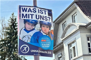 Die Denkanstöße von „Unna braucht Eis“ tragen vor dem Bürgerentscheid am 15. Mai zur Diskussion und zur Meinungsbildung bei – sofern sie gesehen werden. Mehrere Dutzend Plakate seien nun von Unbekannten entfernt worden, beklagt UbE. Dahinter stehe offenkundig Absicht. 