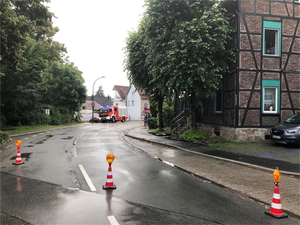 Sperrung Haupstraße Fröndenberg