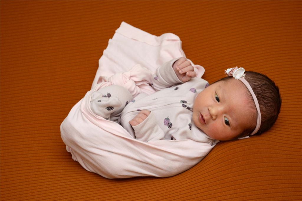 Die kleine Aurelia ist am 18. Oktober geboren worden. Ihre Mutter heißt ebenfalls Aurelia.