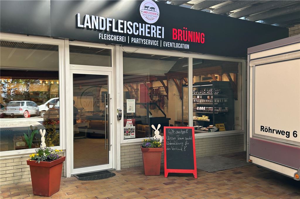 Jan Brüning brennt für das Fleischerei-Handwerk Landfleischerei Brüning in Selm