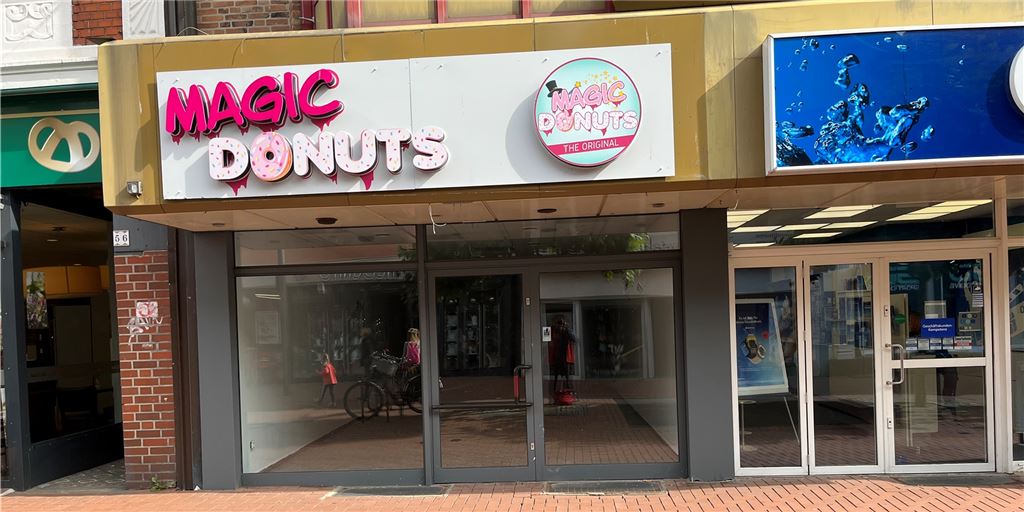 Nach nicht einmal einem Jahr: Aus für „Magic Donuts“-Filiale in Lünen Die "Magic Donuts"-Filiale in der Langen Straße steht leer.