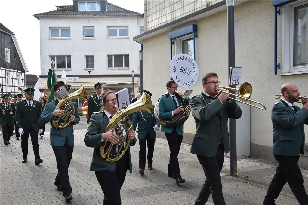 Spielmannszug beim Umzug.
