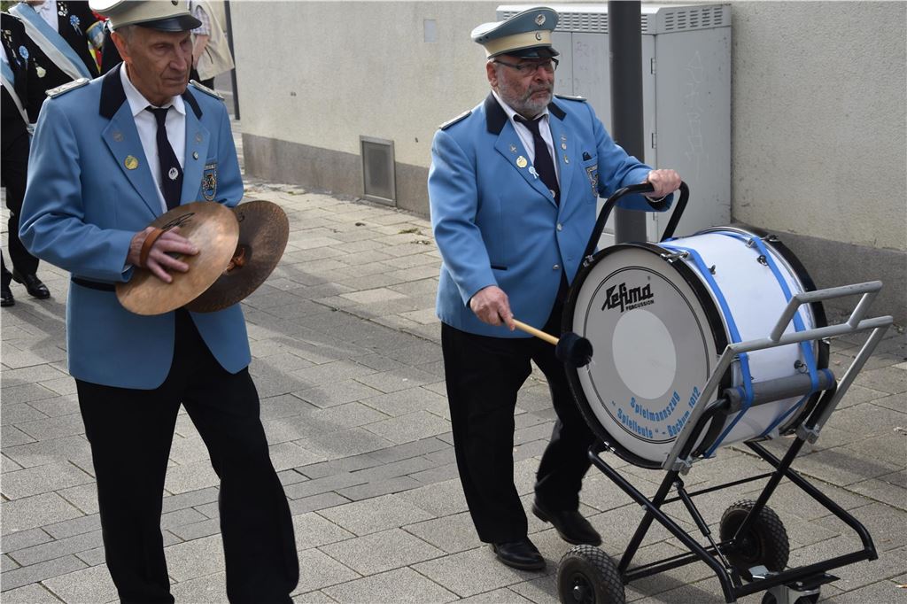 Spielmannszug beim Umzug.