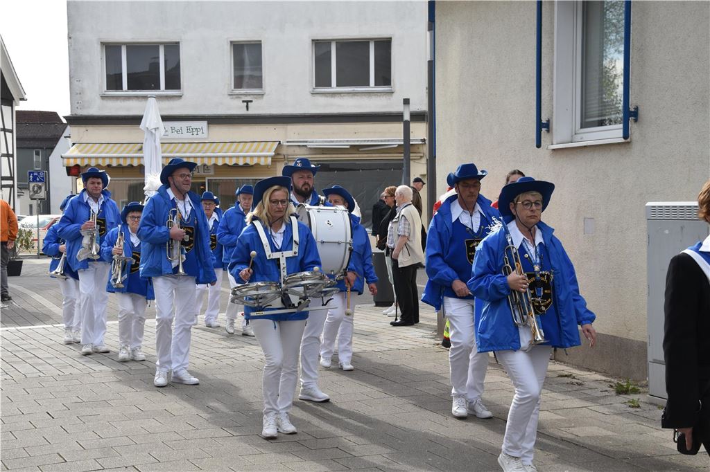 Spielmannszug beim Umzug.