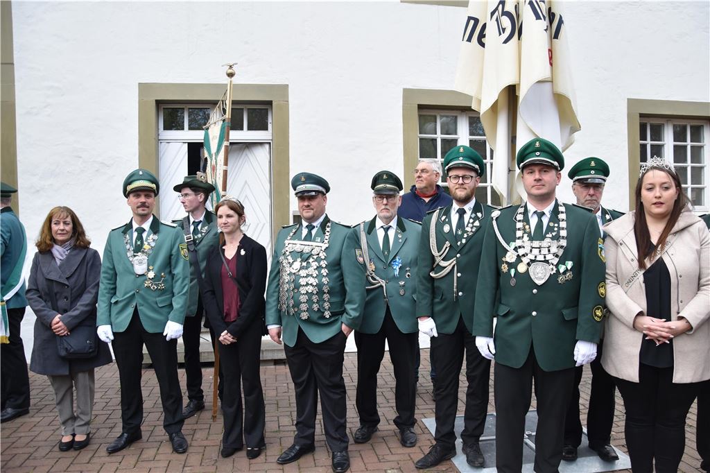 Majestäten beim Umzug.