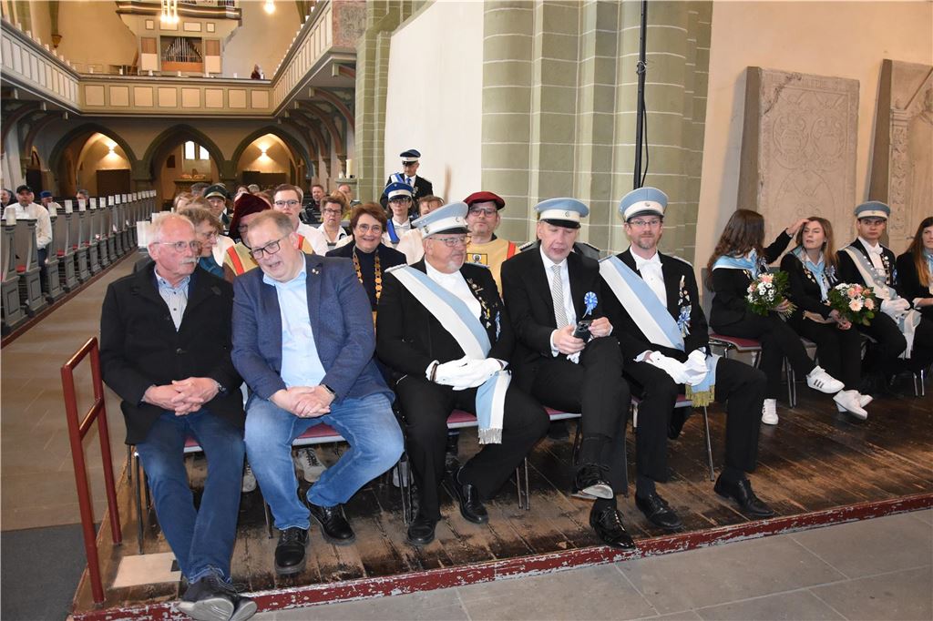 Andacht in der Stiftskirche.