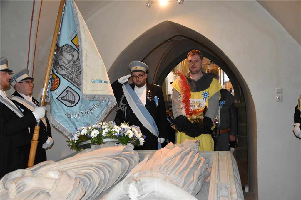 In der Krypta.