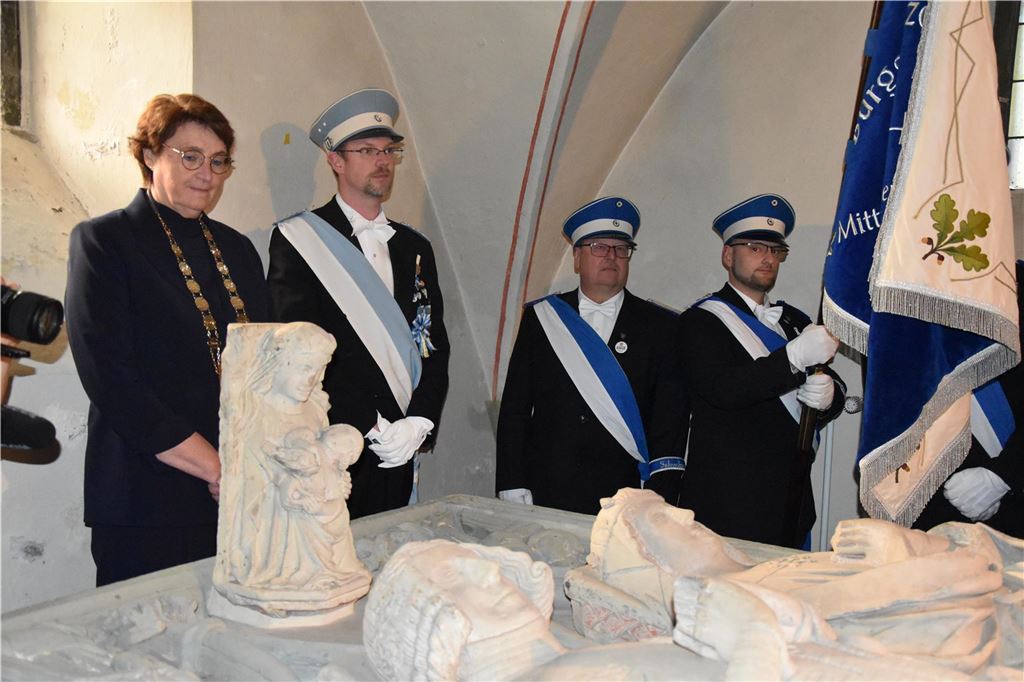 In der Krypta.