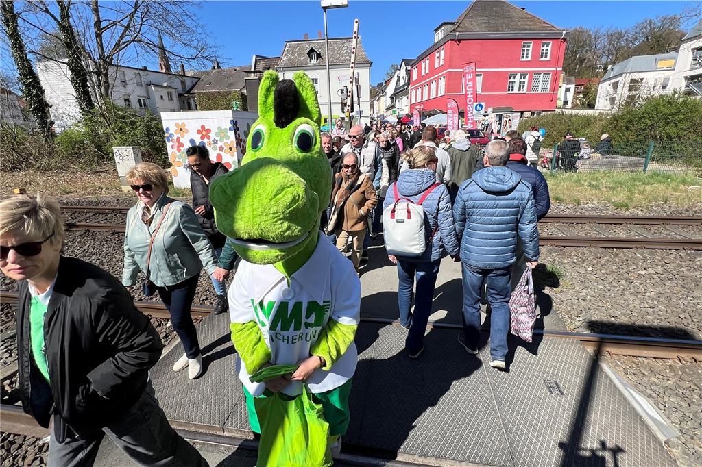 Auch ein Krokodil war da.