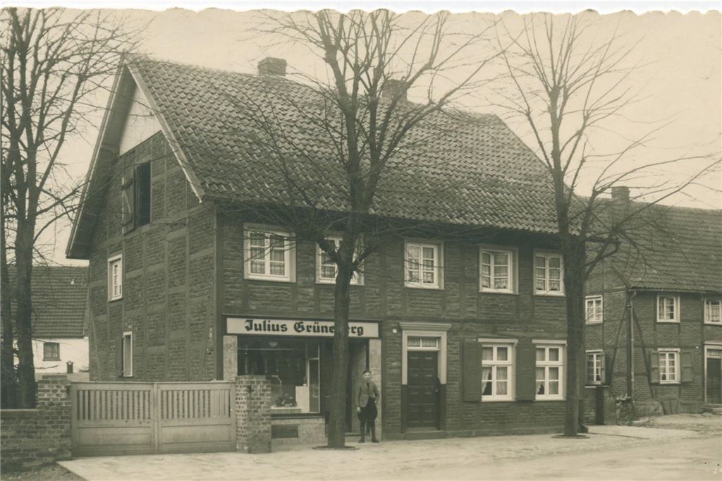 Freibad Kalender erzählt vergessene Geschichten aus Fröndenberger Westen Eine Außenaufnahme der Metzgerei Julius Grüneberg.